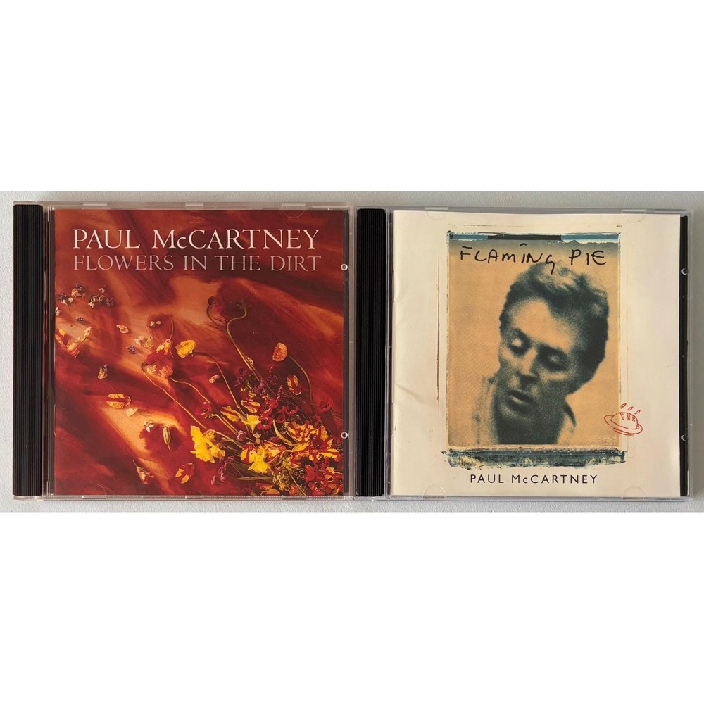 Paul McCartney CD Lot Flowers in the Dirt & Flaming Pie Solo Albums Rock Pop